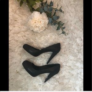 Black Tibi heels